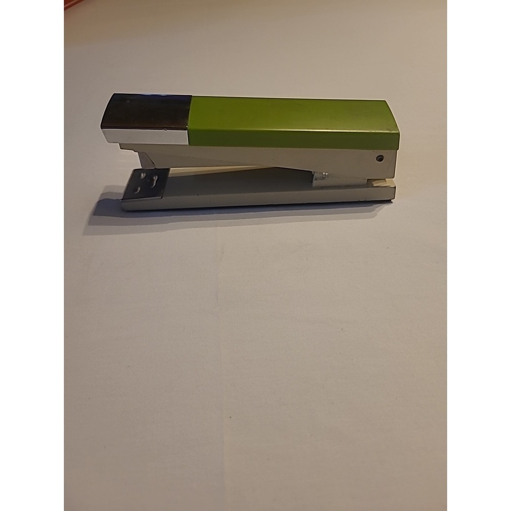 Vintage Acco Brand Green And White Stapler